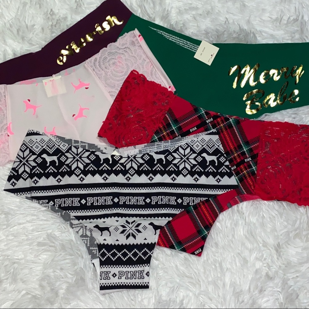 5 pink panties for $25